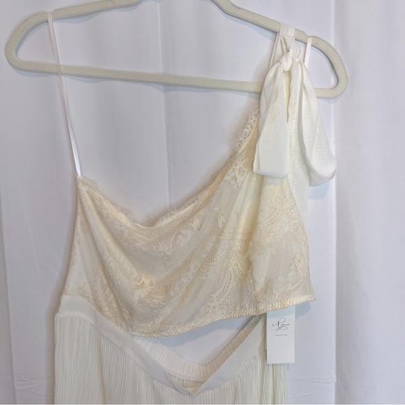 Rya Collection Women's SZ L Anniversary Lace Cutout One-Shoulder Chemise NWT - Picture 4 of 8